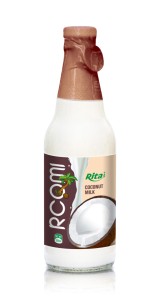 300ml Coconut water with milk Glass bottle